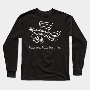 The Pelican, Nazca lines in Peru Long Sleeve T-Shirt